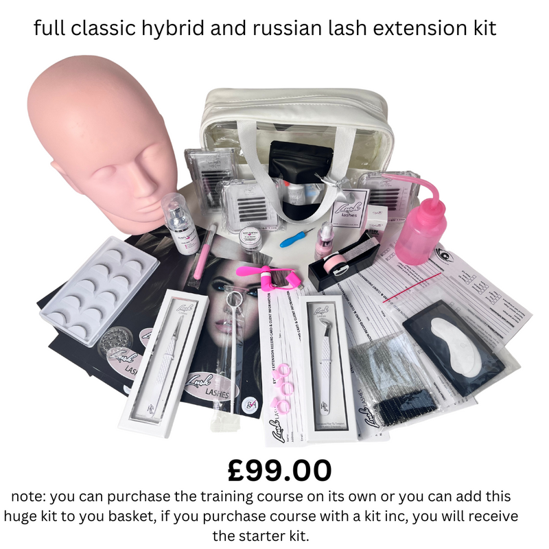 full classic hybrid and russian lash kit